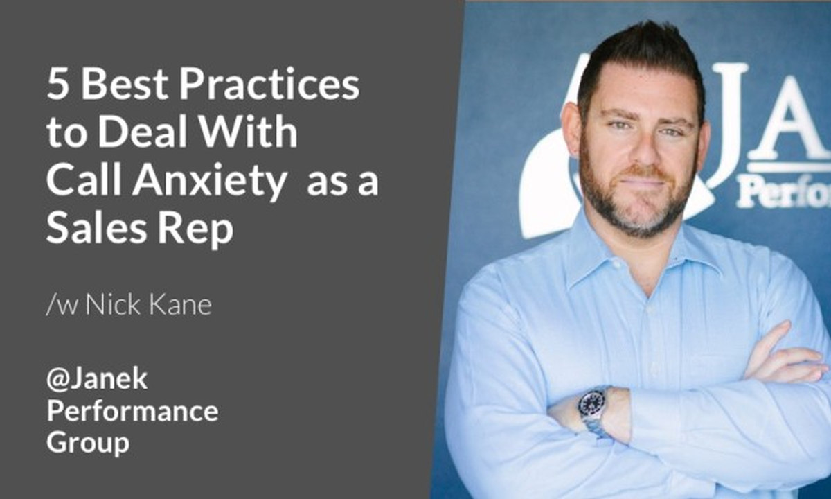 5 Best Practices to Deal with Call Anxiety as a Sales Rep | A Guide to the Basics of Cold Calling