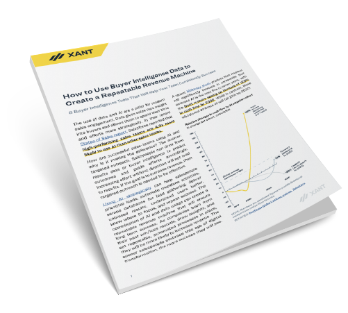 Buyer Intelligence Whitepaper How to Use Buyer Intelligence Data to Create a Repeatable Revenue Machine Whitepaper